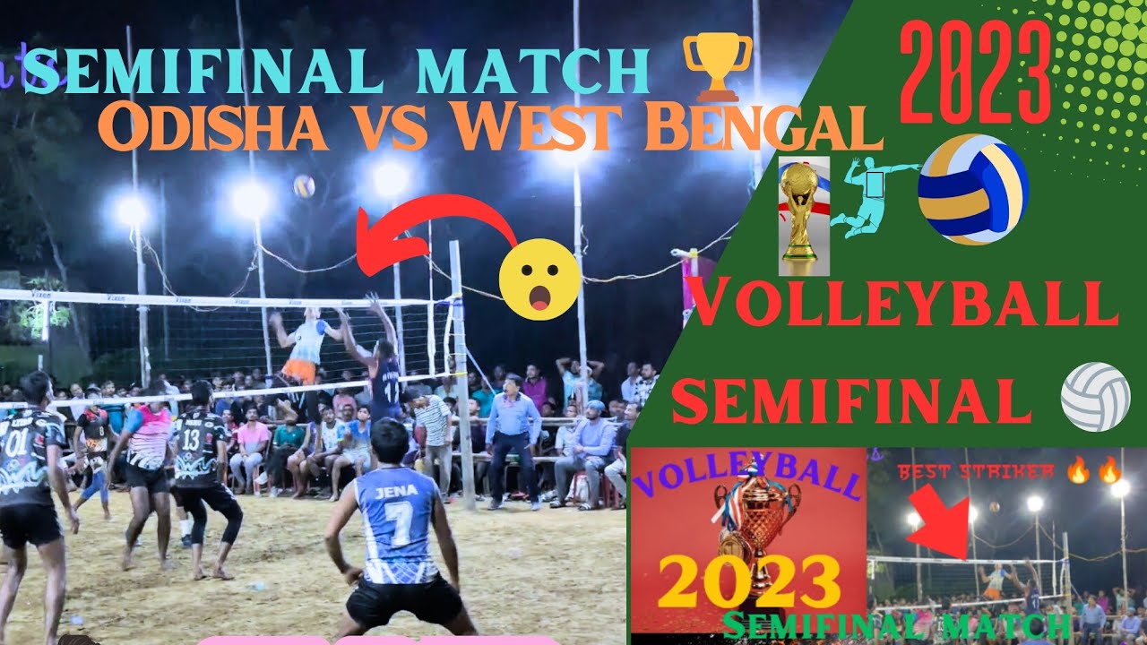 Odisha vs West Bengal 😯😯 !! volleyball 🏐 semifinal match ....💯🔥🏆.....#volleyball #viral