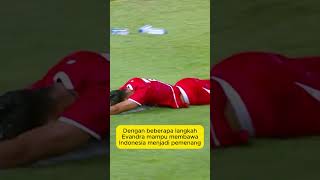 GOL BERKELAS EVANDRA! TIMNAS INDONESIA PANAS! 🇮🇩🔥 | #shorts #shortsviral
