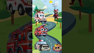 police car stolen by thif #usa #cartoon #english #animation