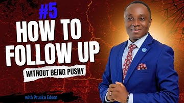#5 How To Follow Up Without Being Pushy || Foundation Series For Your Network Marketing Business