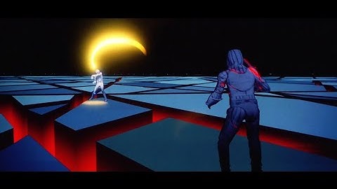 Tron 1982 | Tron defeats Sark and the Master Control Program with Flynn