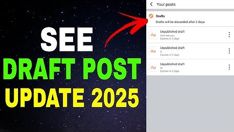 how to find draft post on facebook | How to access draft posts on Facebook | Facebook draft post