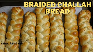 Braided Soft Challah Bread | Super Easy Braided Buns