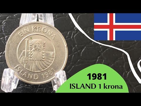 Coin ISLAND 1 krona 1981 - Ísland