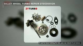 BILLET WHEEL TURBO REPAIR KIT GTD2056VZK 822182 TURBO ROTOR SHAFT AND WHEEL FOR FORD RANGER T7 EVERE