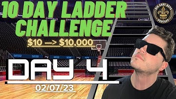 Turning $10 into $10,000 | 10 Day Ladder Challenge Day 4 | Big Easy Bets Podcast