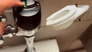 Kohler Kingston Toilet Flush Mens & Womens Restroom International Marketplace, Waikiki, Hawaii