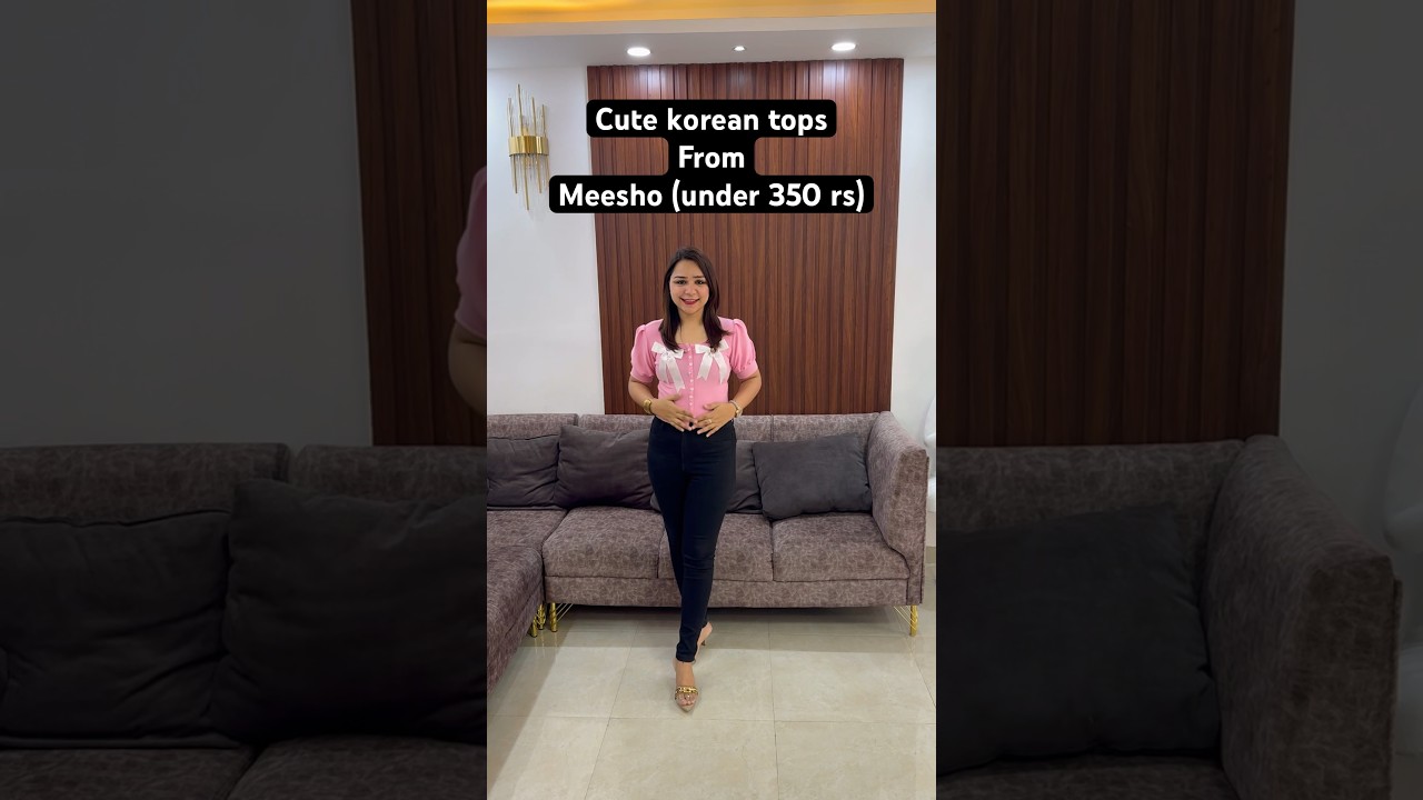 Cute korean tops under 350 rs from 