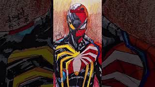 Spider-Man completed | Marker Art #art #viral #fyp #spiderman #marvelart #art #animeart #drawing