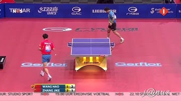 WTTC (ms-f)  WANG Hao - ZHANG Jike (Dutch TV NED1) [Full Match|Short Form]