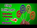 🍭 Homemade Clay Candy Pops | Creative DIY Craft Project nice video slime!