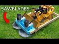 $3000 R/C Bulldozer with Saw Blades