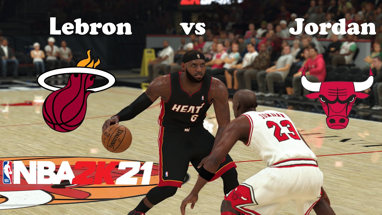 NBA 2K21 LEBRON vs JORDAN 2013 HEAT vs 1996 BULLS NBA