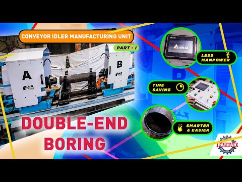 Watch Twin Head Idler Boring Machine video 1