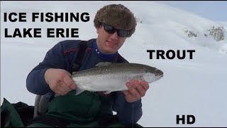 ICE FISHING TROUT , one of us got SKUNKED
