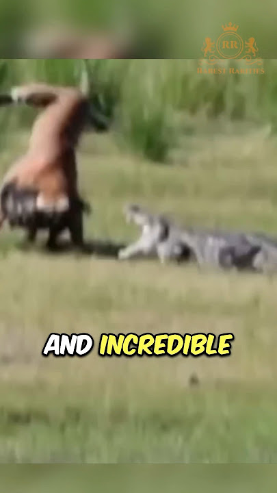 Watch Crocodile Try To Steal Tiger’s Prey 🐊🐅