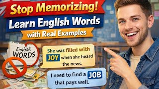 Stop Memorizing! Learn English Words with Real Examples