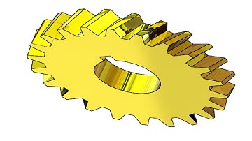 「DESIGN 22」 How to draw helical gear - SOLIDWORKS