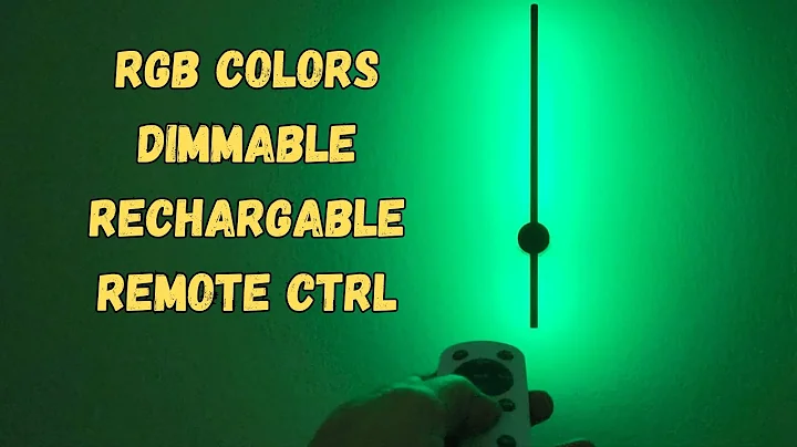 Modern Magic! Rechargeable Wall Sconces with Remote & Color Changing Lights | 2025 Lighting Upgrade