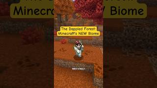 The Dappled Forest is here for testing! 🍁 #Minecraft #MinecraftUpdate
