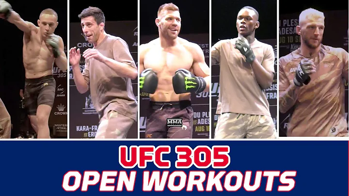 UFC 305 Open Workouts w/ Israel Adesanya, Dricus du Plessis | MMA Fighting