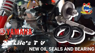 Yamaha Target  90 | DIY#01 - Newly Replaced Output Shaft Bearing and Oil Seals Assemble Start UP etc