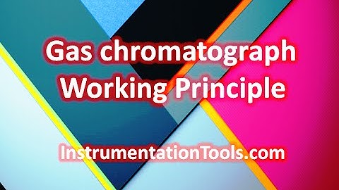 Gas chromatograph Working Principle