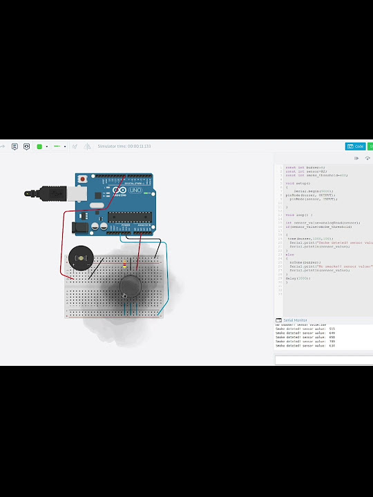 Gas sensor using Arduino in Analog mode #arduino #gas sensor - YouTube