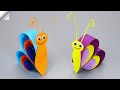 Cute paper butterfly easy | Moving paper toys