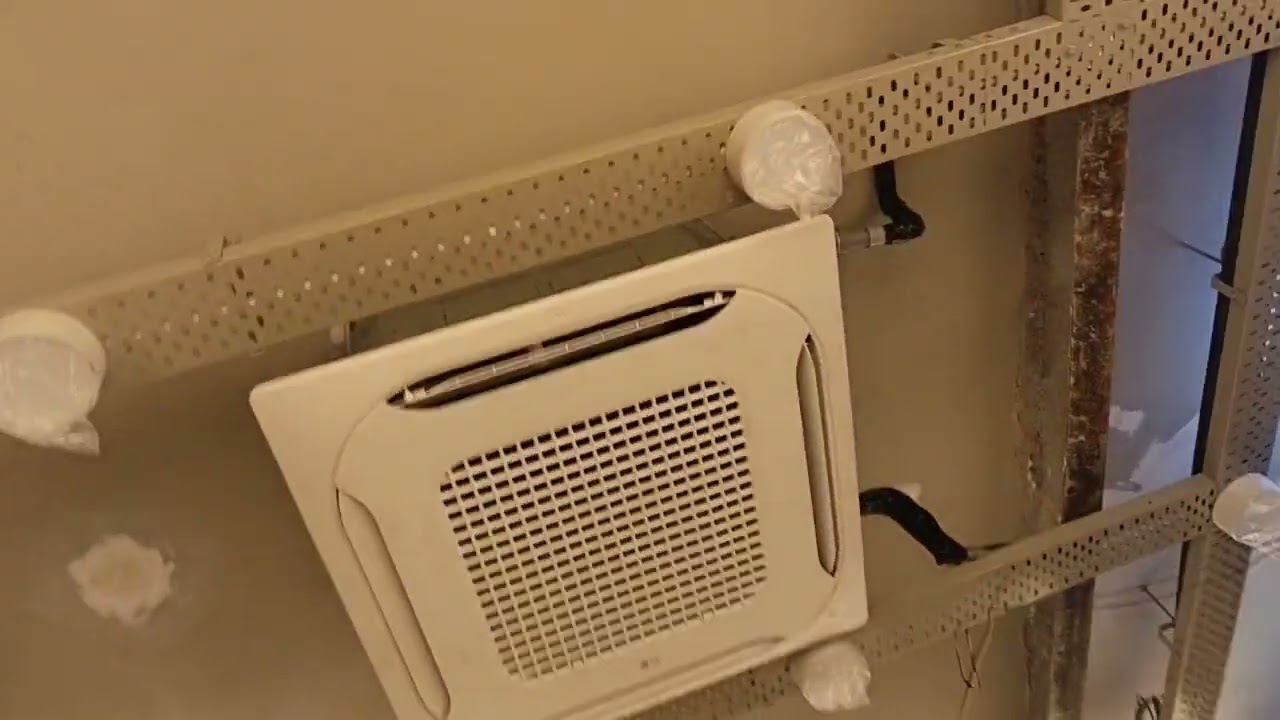 Cassette AC installation 