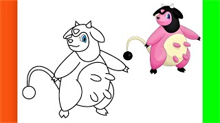 How To Draw Miltank Pokemon