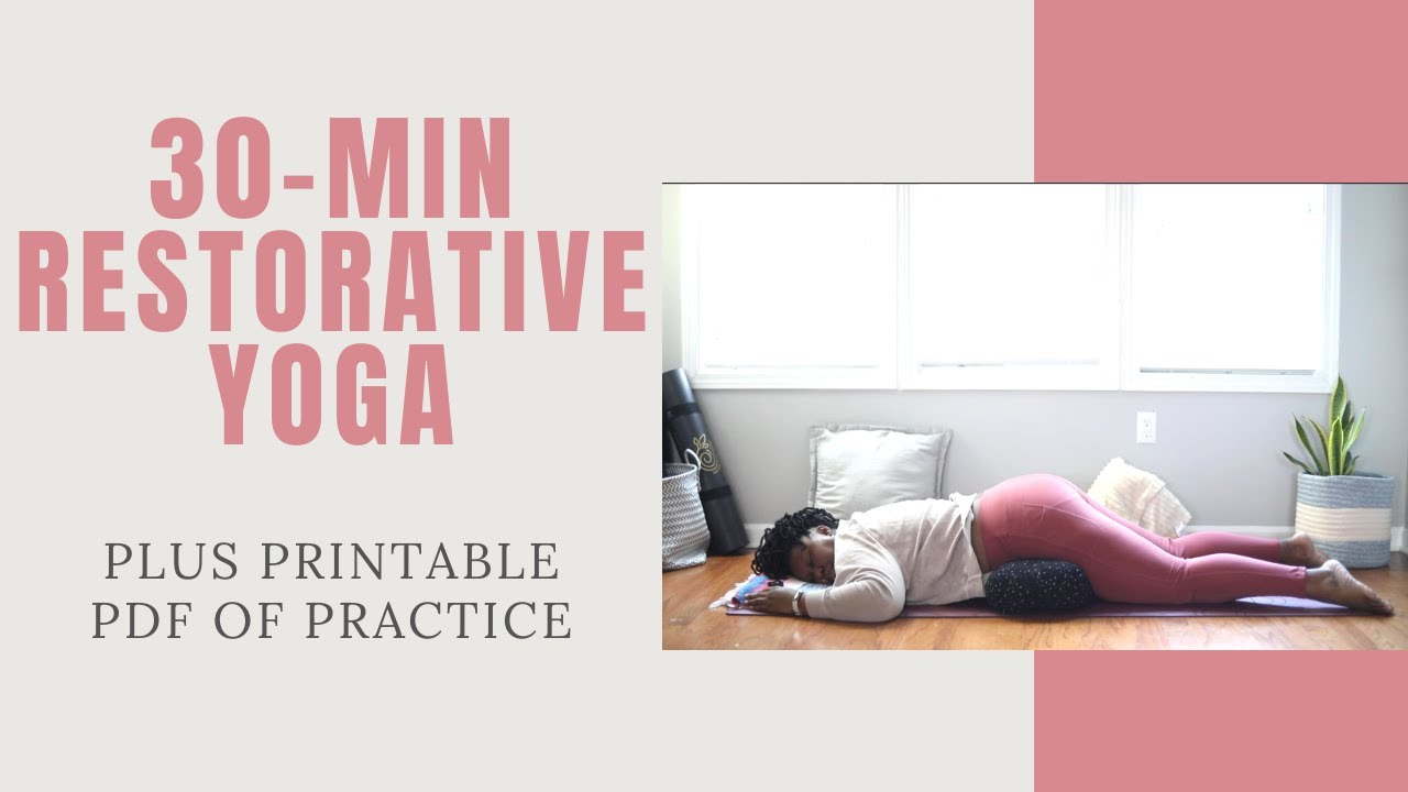 Reclaim Peace in Just 30-Minutes | Restorative Yoga to Relieve Stress -  YouTube