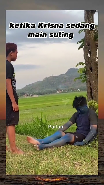 Ketika Krisna sedang main suling, #trending #krishna #videolucuviral2022