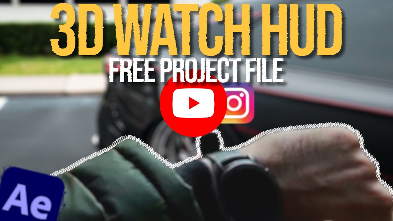 3D Watch HUD Tutorial in After Effects + FREE Project File - YouTube