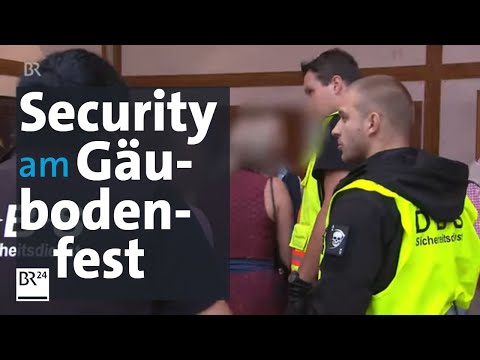 Security-Dienste bei Volksfesten: