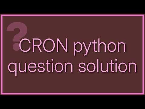 Cron does not execute my Python script