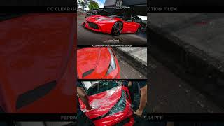 Ferrari 458 italia with DC CLEAR GUARD PPF