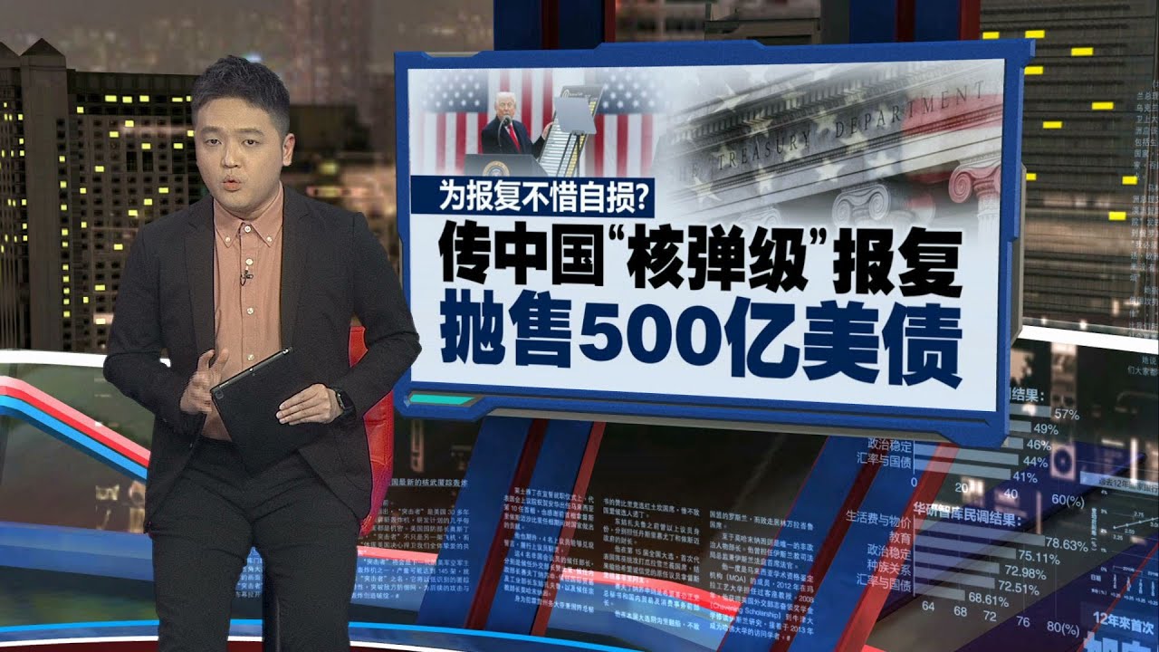 传中国“核弹级”报复 抛售美国国债500亿美元 | 新闻报报看 12/04/2025