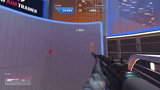 3D Aim Trainer - Flicking - Macro - Score 52.6k