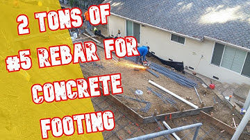 Installing Rebar For Concrete Footing - All Access 510-804-4646