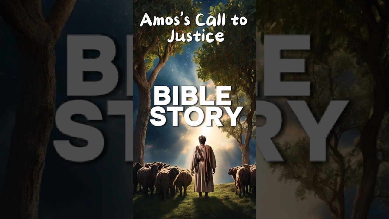 ☦️✡️📖Amos's Call to Justice: A Powerful Biblical Story of Courage and Compassion 