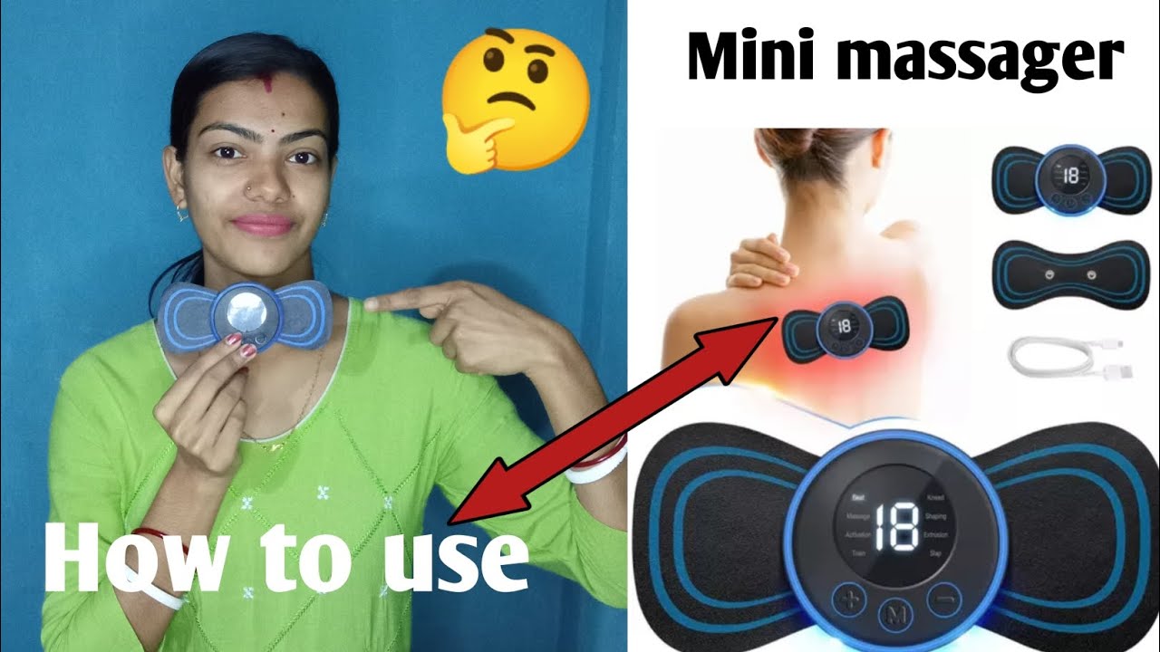 How to use mini body massager Mini massager ko kese use karte hai