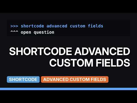 Wordpress: Pass fileurl parameter into shortcode from Advanced Custom Fields (2 Solutions!!)