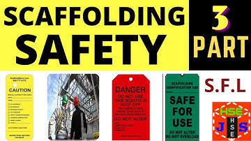 SCAFFOLDING SAFETY AWARENESS VIDEO: POTENTIAL HAZARDS, INSPECTION & TYPES OF TAGS - A COMPLETE VIDEO
