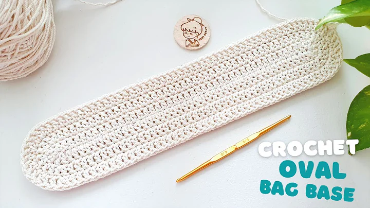 How to Crochet a Perfect Oval Shape | Oval Bag Bottom Tutorial | Double Crochet Oval for Tote Bag