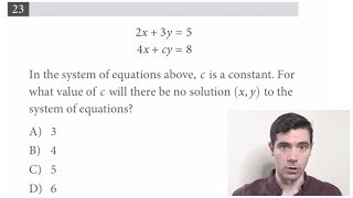 System of Equations with "no solution" SAT