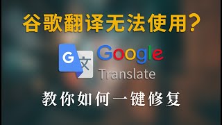 谷歌翻译无法使用？Chrome 浏览器翻译、idea Translation 翻译插件、Google 划词翻译一键修复工具【Play实验室】