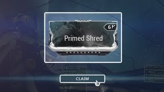 Warframe - Primed Shred 600 Day Log-In Reward