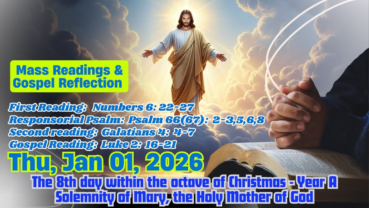 Today's Catholic Mass Readings and Gospel Reflection – Thursday 1 ...