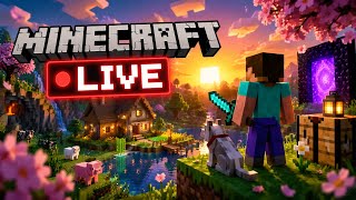 MINECRAFT LIVE 🔴 EPIC SURVIVAL series! 😱 #live #viral